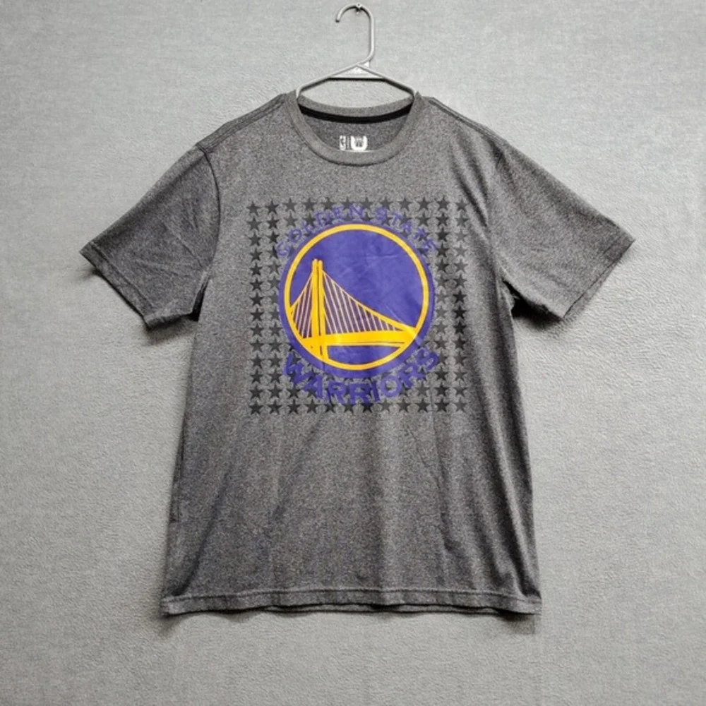 Golden State Warriors Men Shirt Large Gray Stephen Curry‎ #30 Graphic Print NBA